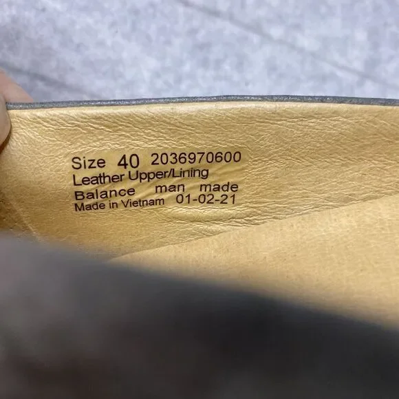 Dansko Gray Leather Flats - Picture 9 of 9